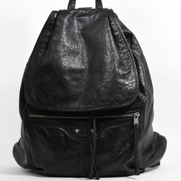 Balenciaga Other - Balenciaga Black City Moto Traveller Backpack Bag